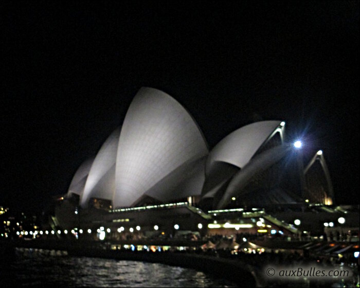 L'opéra de Sydney by night