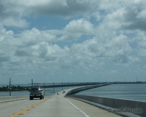 Avec l'Overseas Highway 1 vous avez comme une sensation de rouler sur l'eau !