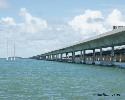 Le Seven Mile Bridge est le plus long des ponts qui relient les différentes îles des Keys !