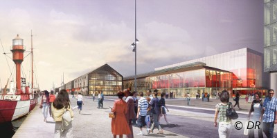 Les docks Vauban situés sur la presqu'ile du port du Havre