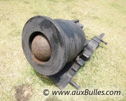 Ancien canon au Fort Napol�on