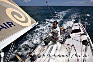 La Solitaire du Figaro 2009 - Armel Le Cléac'h sur BRIT AIR
