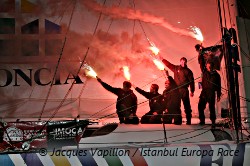 Arrivée à Brest de Foncia (Istanbul Europa Race 2009)