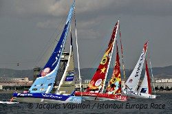Départ de Barcelone de l'Istanbul Europa Race 2009