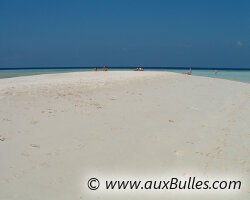 Les Maldives avec ses plages de sable blanc Les Maldives avec ses plages de sable blanc