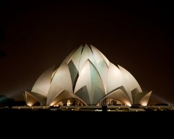 Le temple du Lotus � New Dehli