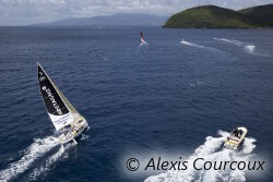 Arrivée de la Transat Bénodet-Martinique : 2ème Thomas Rouxel (Bretagne-Crédit Mutuel Performance)