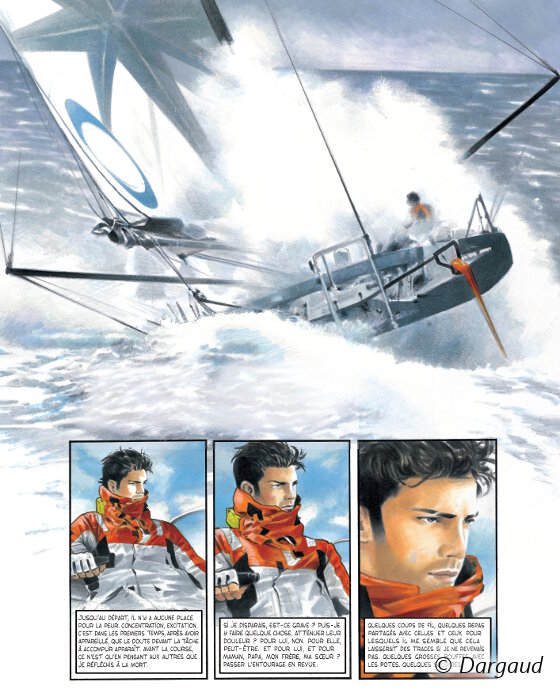 La bande dessinée 'Seul autour du Monde - Une histoire du Vendée Globe' La bande dessinée 'Seul autour du Monde - Une histoire du Vendée Globe'