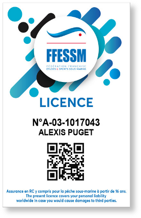 La nouvelle carte de licence FFESSM