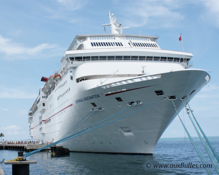 Un paquebot de croisière en escale à Key West en Floride