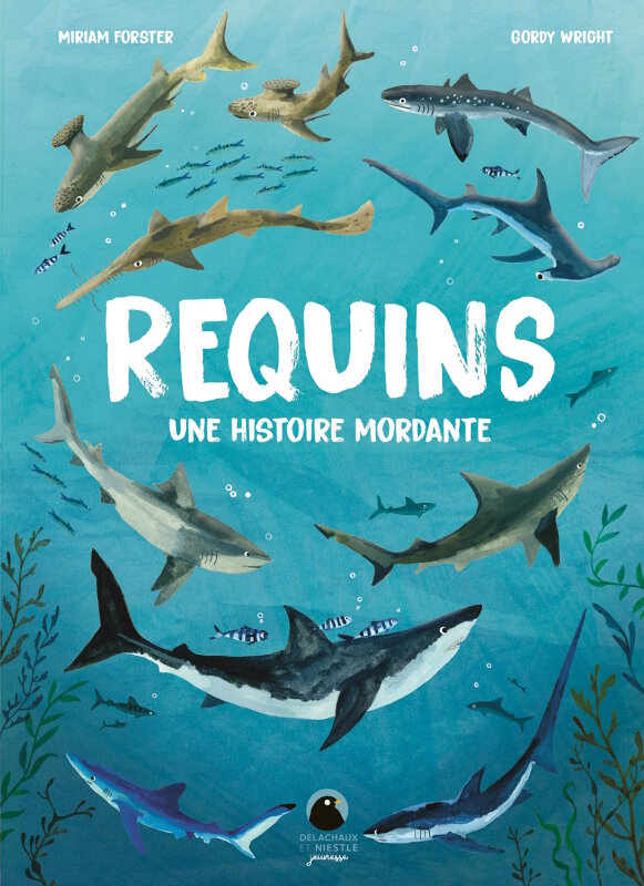 Le livre intitulé Requins. Une histoire mordante