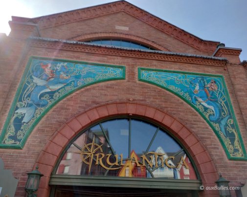 L'entrée du parc aquatique de Rulantica