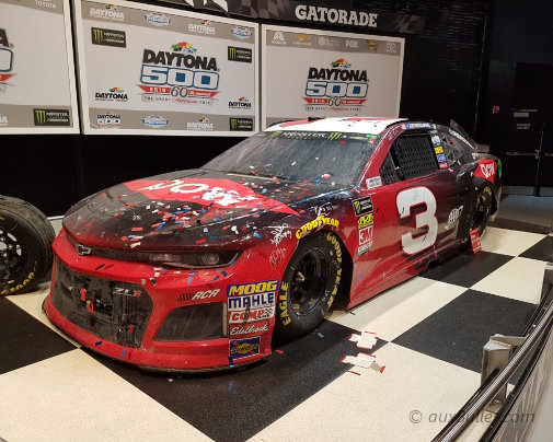 Austin Dillon's No. 3 Chevrolet, winner of the 60th edition of the Daytona 500 in 2018 Austin Dillon's No. 3 Chevrolet, winner of the 60th edition of the Daytona 500 in 2018