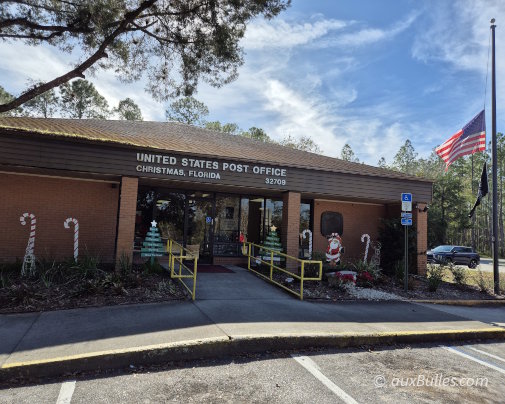 The post office in the town of Christmas, Florida