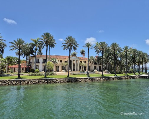 L'île de Star island, dans la baie de Biscayne, abrite de somptueuses villas