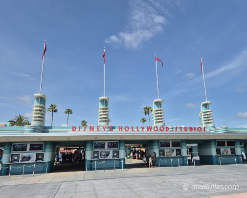 L'entrée du parc à thème de Disney Hollywood Studios