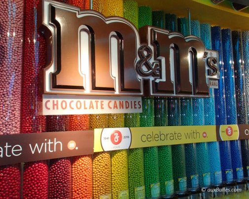 A wide selection of M&Ms that will blow your mind