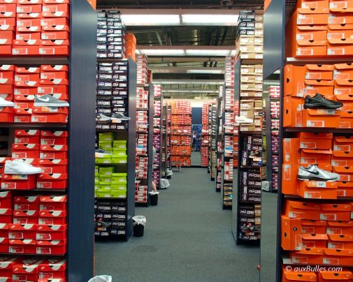 In Sawgrass Mills, an outlet store unveils its wide selection of shoes