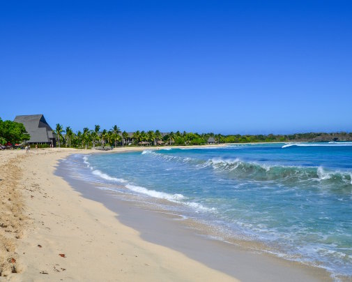 Natadola Beach, l'une des plus belles plages de l'île de Viti Levu, aux Fidji Natadola Beach, l'une des plus belles plages de l'île de Viti Levu, aux Fidji