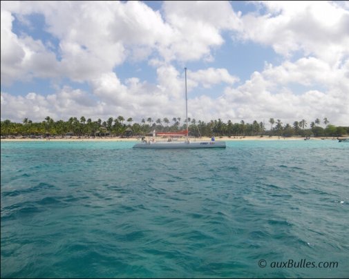 De nombreux tours organisés vous proposent des excursions à la journée sur l'île de Saona, par catamarans et petits bateaux à moteur
