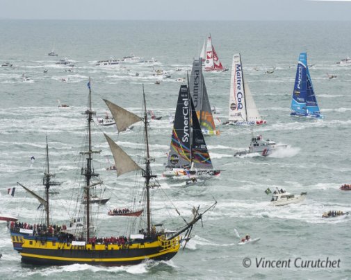 Départ de la 7ème édition du Vendée Globe aux Sables d'Olonne