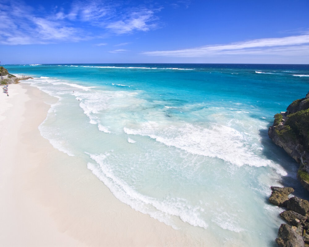 Crane beach est considérée comme l'une des plus belles plages de l'île de la Barbade
