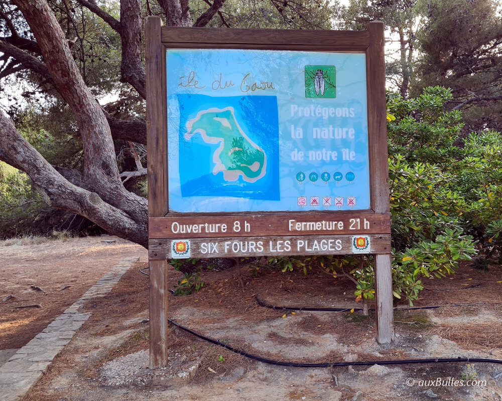 L'île du Grand Gaou (Mer Méditerranée)