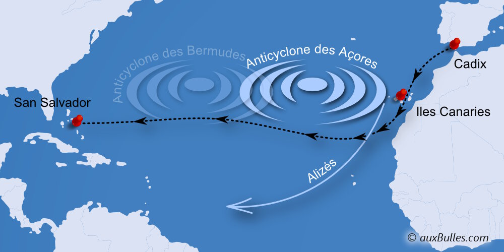 La carte du parcours du record de la Route de la Découverte La carte du parcours du record de la Route de la Découverte