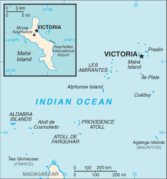 Les Seychelles est un vaste archipel d'îles disséminées à travers l'océan Indien Les Seychelles est un vaste archipel d'îles disséminées à travers l'océan Indien