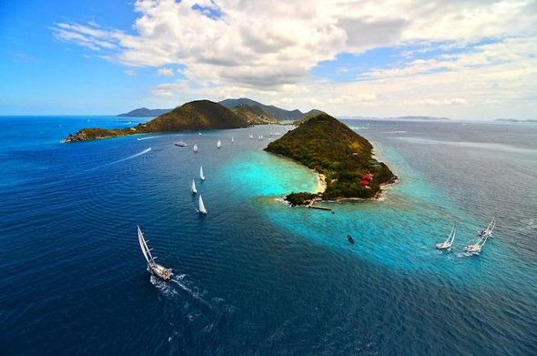 Les iles Vierges britanniques figurent parmi les destinations mondiales du yachting