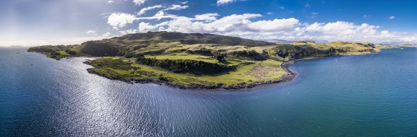 L'île de Kerrera (Océan Atlantique)