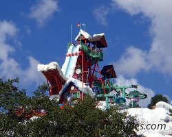 Le parc aquatique de Blizzard Beach à Orlando