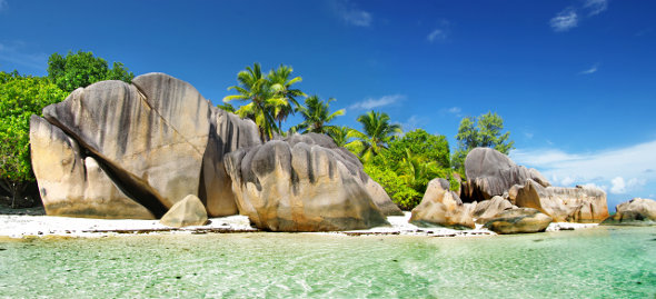 Les Seychelles avec l'ile de la Digue