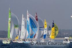 Départ de la Transat AG2R LA MONDIALE Concarneau-Saint Barthélemy en 2010