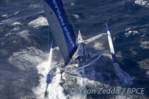 Un record dans le record pour Armel Le Cléac'h et son maxi trimaran Banque Populaire VII