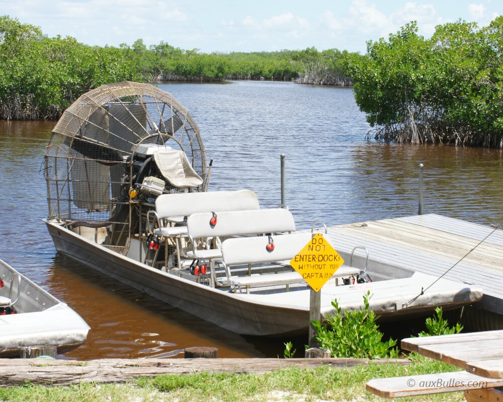 L'aéroglisseur est une attraction inoubliable pour découvrir le Parc National des Everglades ! L'aéroglisseur est une attraction inoubliable pour découvrir le Parc National des Everglades !